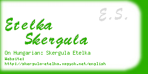 etelka skergula business card